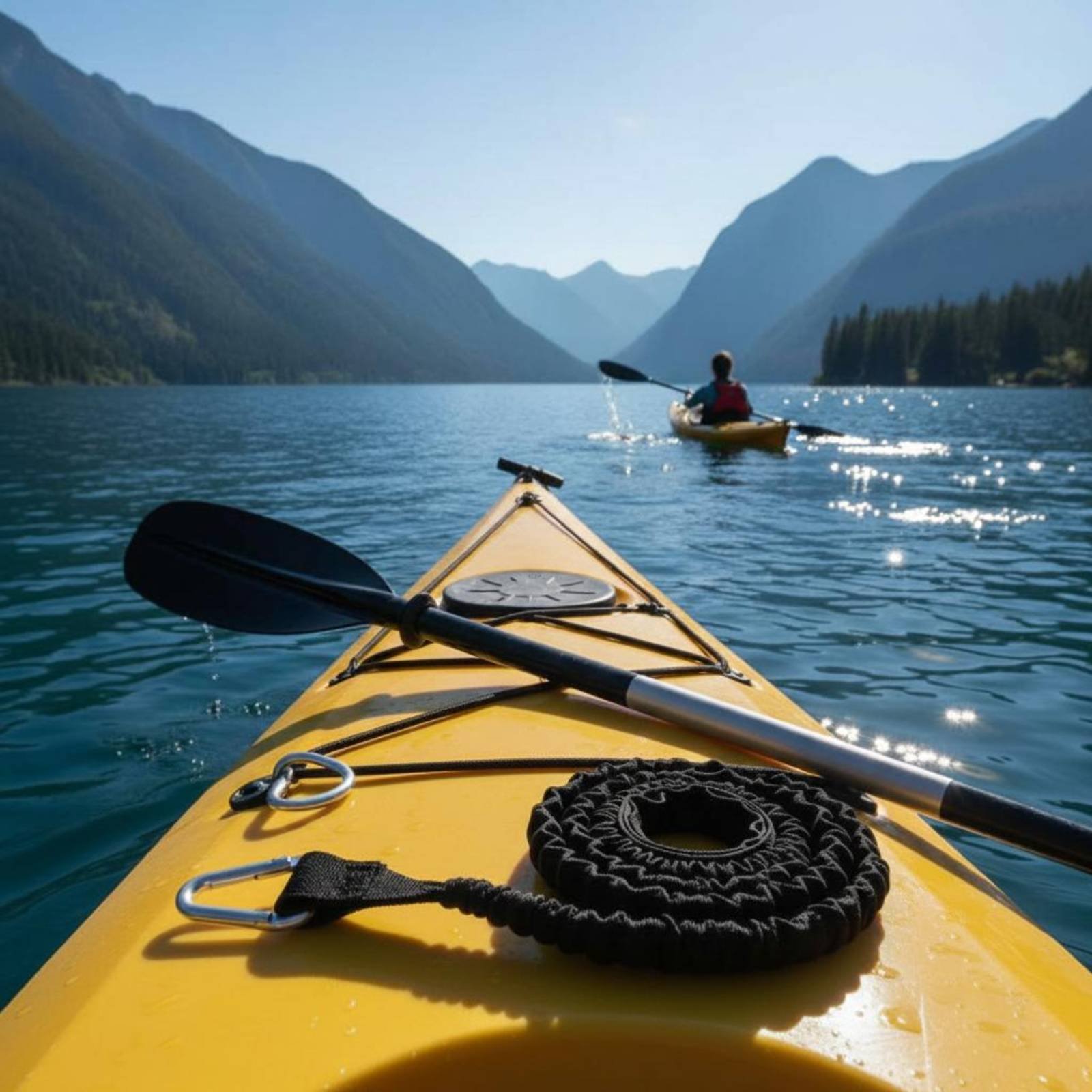 حبل تثبيت مجداف الكاياك مضاد ل - مراجعة Fishing Kayak Paddle وسعره